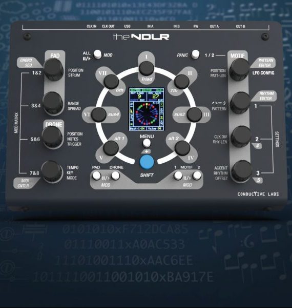 The NDLR Four Part Polyphonic Sequenced MIDI Arpeggiator